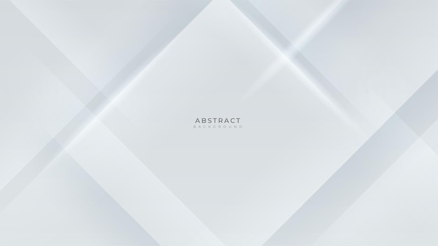 Eenvoudige minimale witte geometrische vormen abstracte moderne technologie achtergrondontwerp Vector abstracte grafische presentatie ontwerp banner patroon achtergrond websjabloon