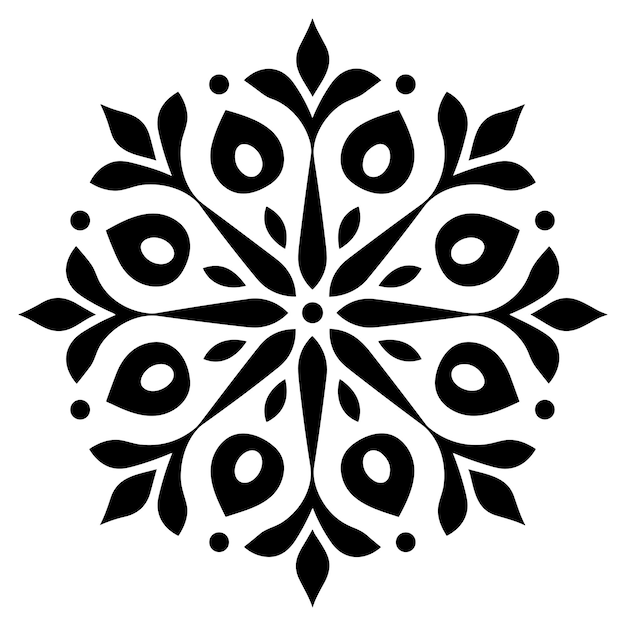 Eenvoudige minimalistische mandala