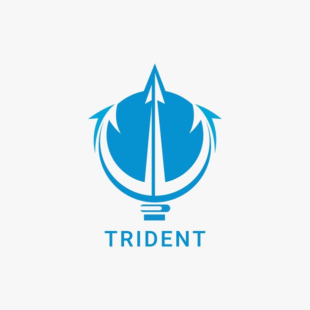 Eenvoudige trident illustratie.