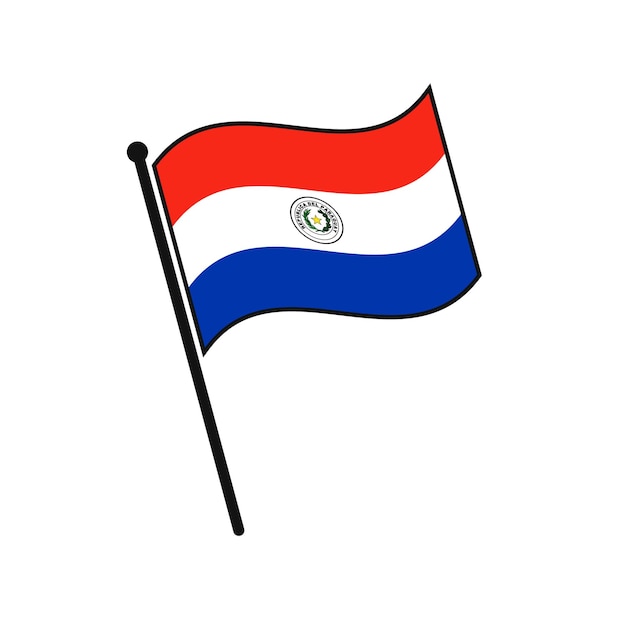 Eenvoudige vlag geïsoleerd