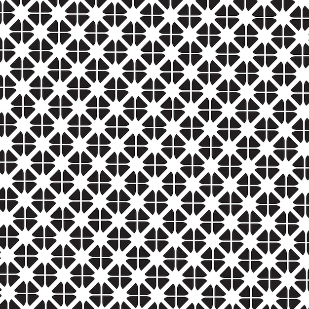 Eenvoudige zwart-wit patroon vector