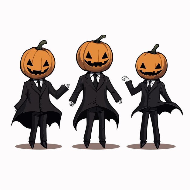 Eerie herfst vector Halloween Jack AI Generatie
