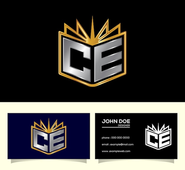 Eerste brief Cd Logo ontwerp Vector. Grafisch alfabetsymbool voor bedrijfsidentiteit