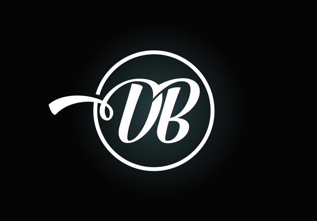 Vector eerste brief db logo ontwerp vector. grafisch alfabetsymbool voor bedrijfsidentiteit