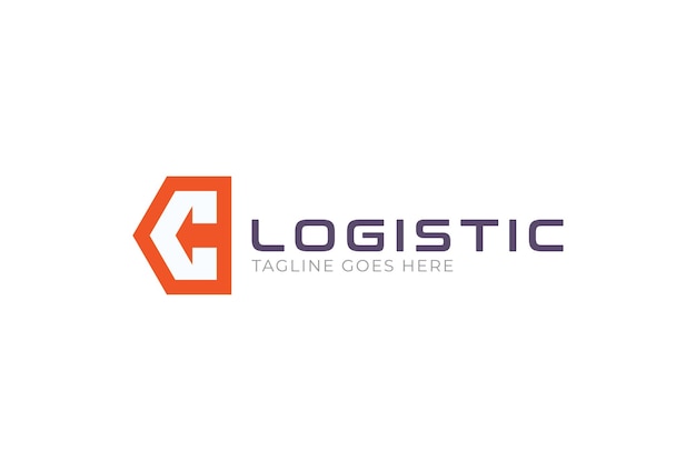 Eerste c pijl logo letter c met met pijl erin bruikbaar voor business en logistiek logo