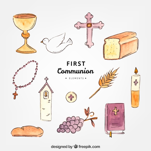 Eerste communion elementen