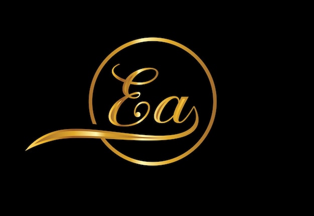 Eerste Letter EA Logo Design Vector Grafisch Alfabet Symbool Voor Corporate Business Identity