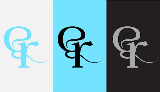 Eerste letter ER logo ontwerp creatief modern symbool pictogram monogram