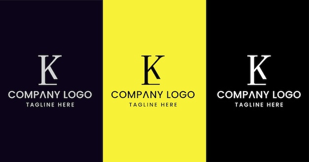 Eerste letter KL Logo Design Uitstekend creatief modern symboolteken