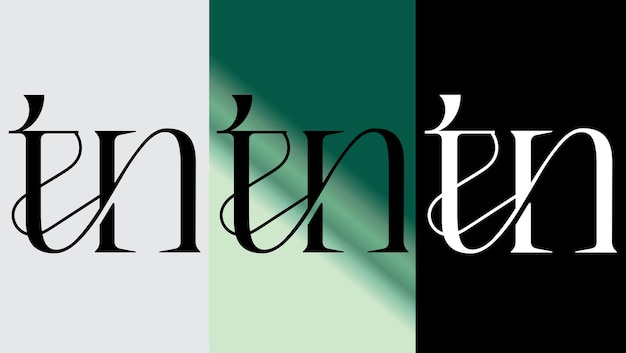 Vector eerste letter tn logo ontwerp creatief modern symbool pictogram monogram