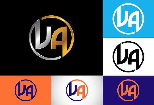 Eerste Letter VA Logo Design Vector Grafisch Alfabet Symbool Voor Corporate Business Identity