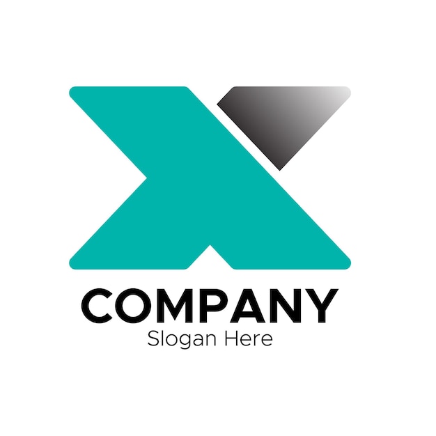 Eerste letter X logo sjabloon vector ontwerp