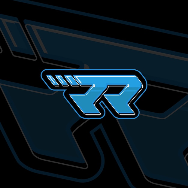 Eerste rr-logo-ontwerp