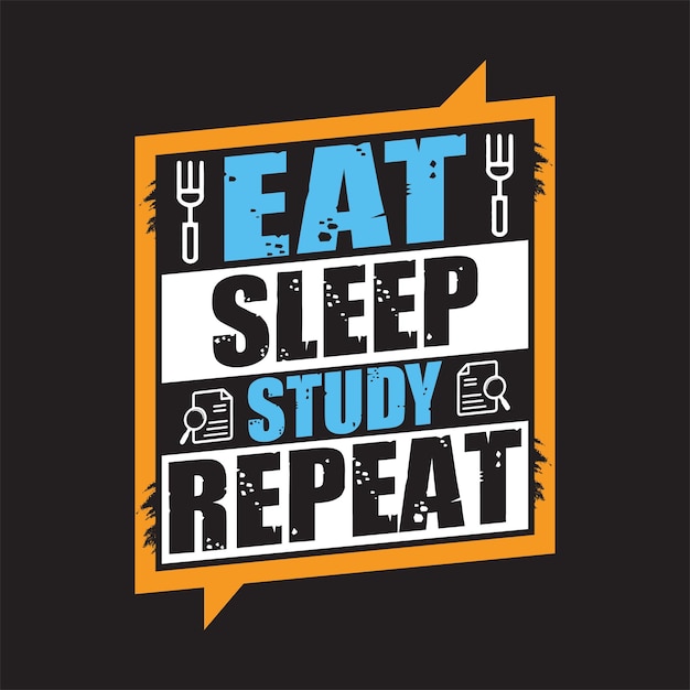 Eet slaap herhalen t-shirt design, belettering t-shirt, eten, slapen, herhalen, grappig citaat, vintage t-shirts