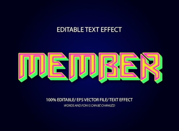 Effect van de tekst van het lid
