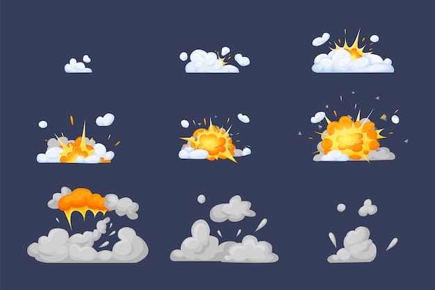 Effect van explosie