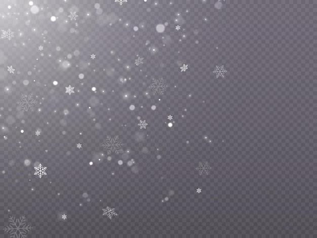 The effect of a winter blizzard. snow top background. template for wallpapers, web pages, posters.