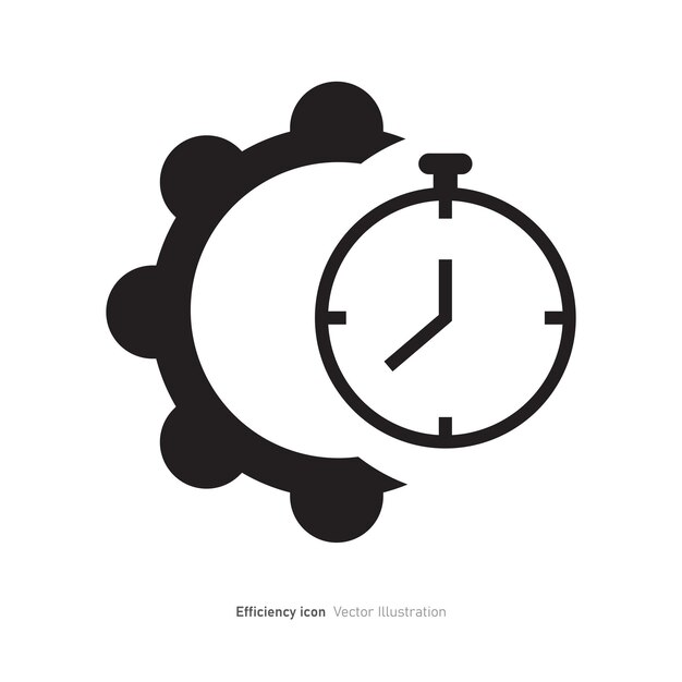 Efficiency icon design vector illustration