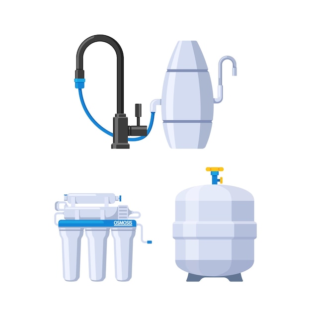 Efficient Osmosis Water Filter That Purifies And Cleanses Water By Utilizing Osmotic Pressure To Remove Impurities