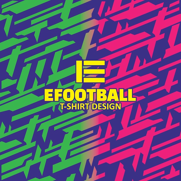 Efootball Diagonal Seamless Pattern Vector Design