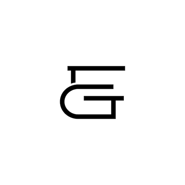 EG モノグラムロゴ デザイン文字 テキスト名 シンボル モノクロロゴタイプ アルファベット文字 シンプルロゴ