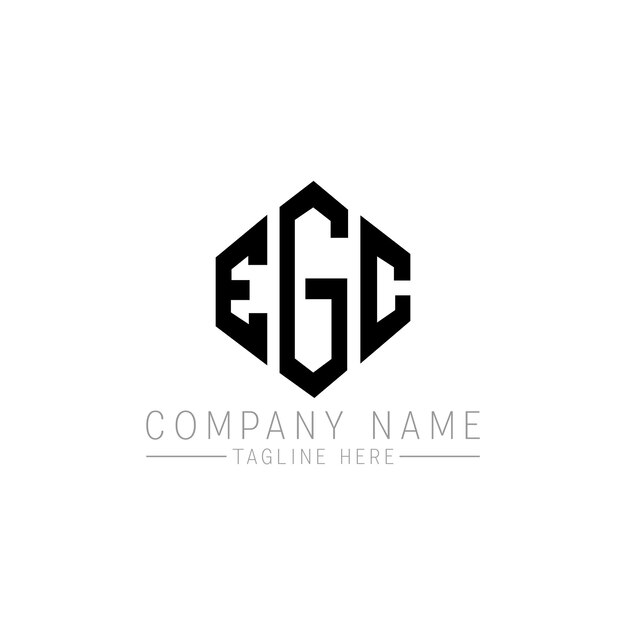 ベクトル フォーマット: egc ポリゴン フォーム: egcポリゴン・フォーム: フォーマート: egc ヘクサゴン ベクトル フォーマト: egc モノグラム ホワイト・ブラック カラー: egc ビジネス・アンド・リアルエステート・ロゴ