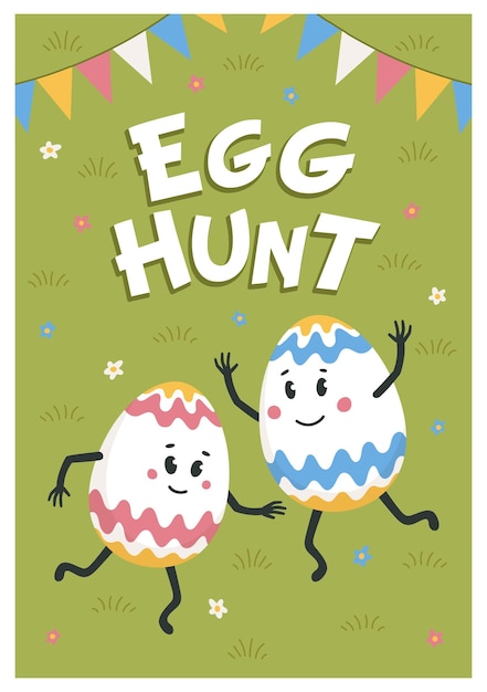 Egg hunt poster