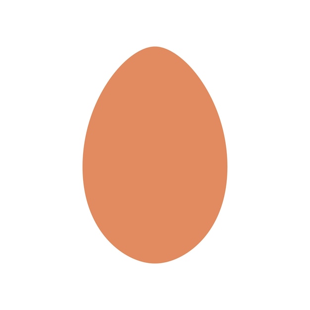 Vector egg icon egg flat icon symbol vector illustration