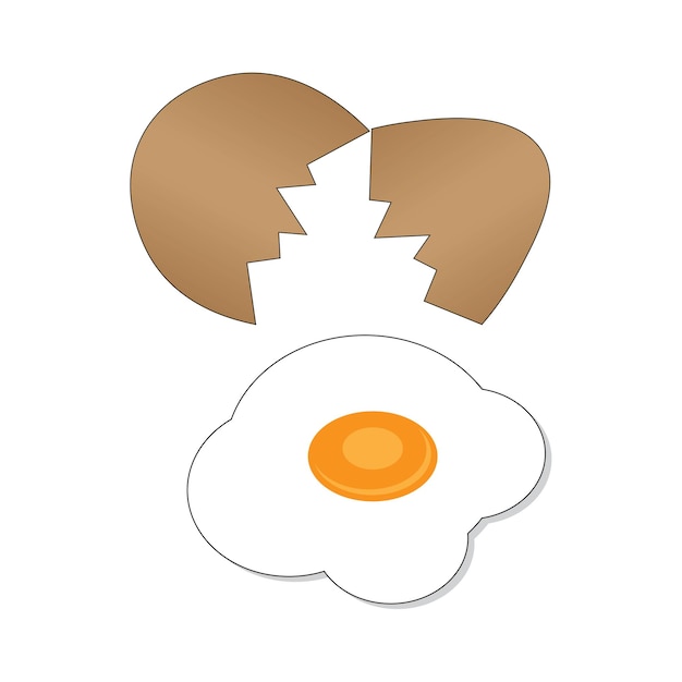 Egg icon logo vector design template