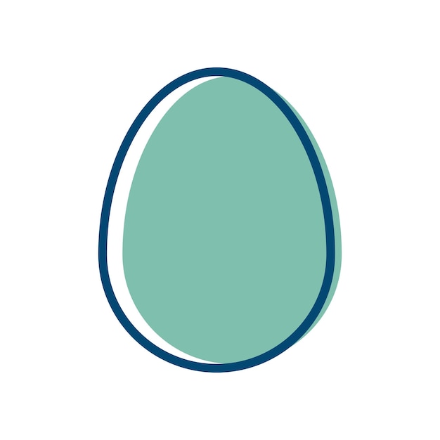 egg icon vector design template in white background