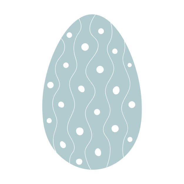 Egg illustration simple vector easter egg one egg