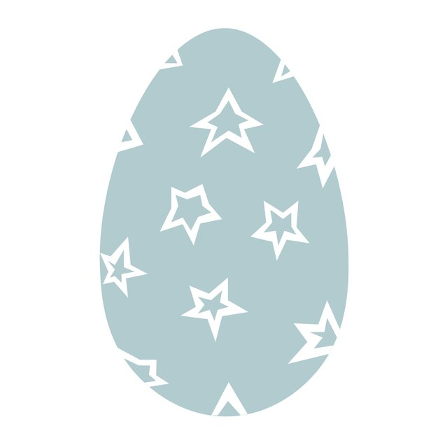 Egg illustration simple vector easter egg one egg