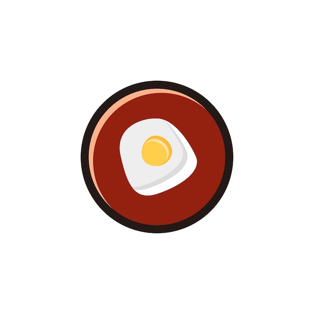 Egg Logo gradiëntontwerp kleurrijk