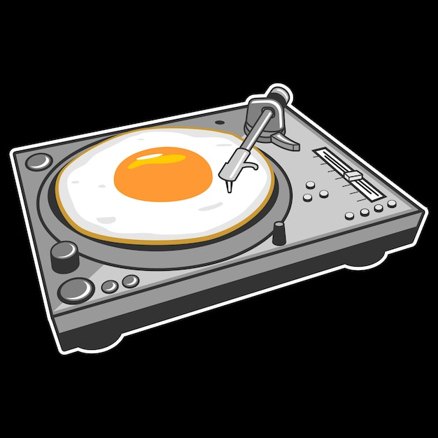 Vector egg scratch