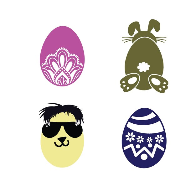 Vector egg svg design easter eggs svg files