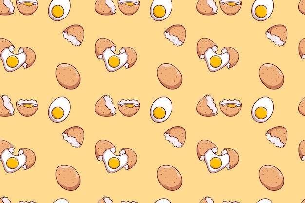 Egg themed background vector illustration design