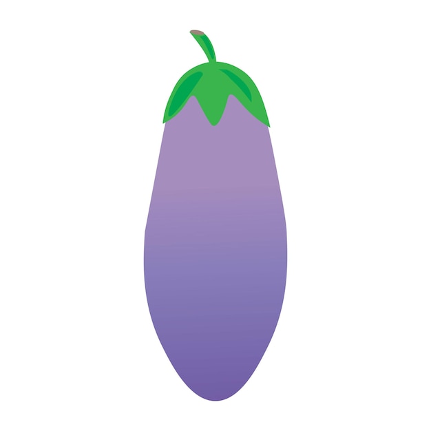 Eggplant icon logo vector design template