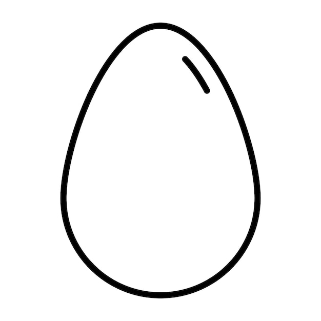 Eggs Line Illustration