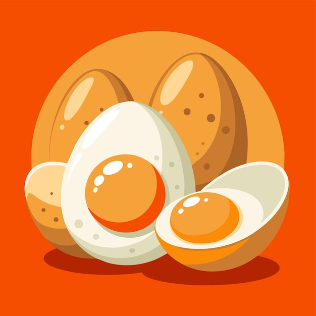 Vector eggs vector illustration