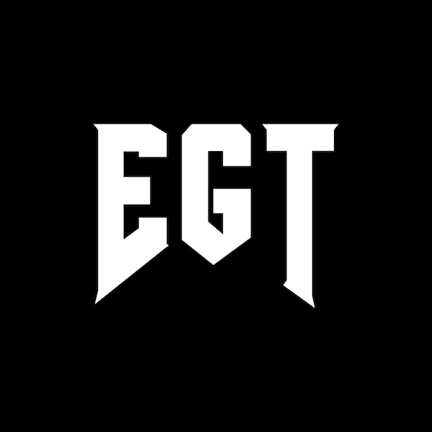 EGT letter logo design for technology company EGT logo design black and white color combination EGT logo EGT vector EGT design EGT icon EGT alphabet EGT typography logo design