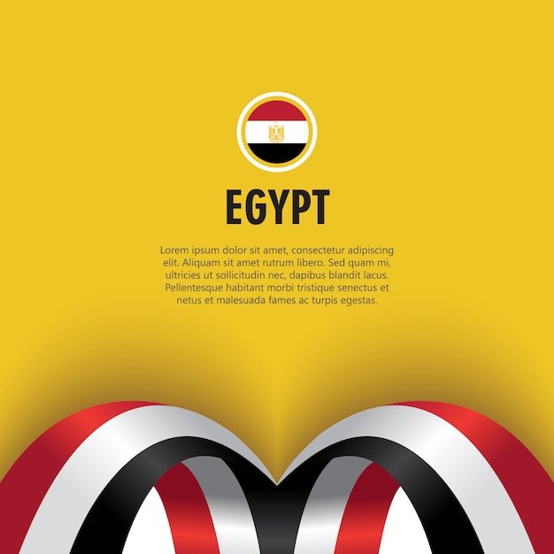 エジプト独立記念日ベクトルテンプレートデザインイラスト