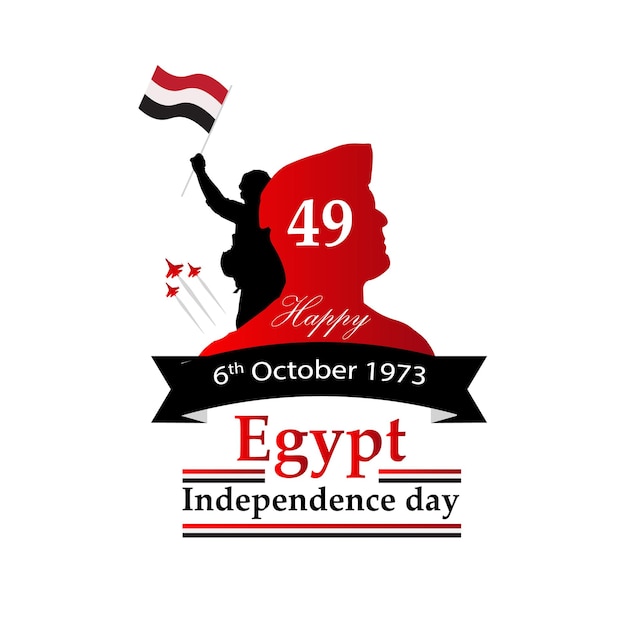 Vector egypt independence day