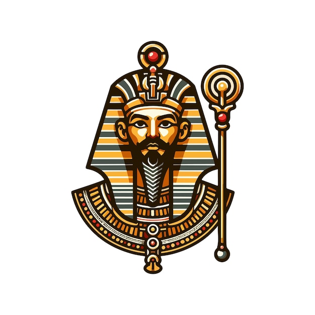 Vector egypt king ai generated image