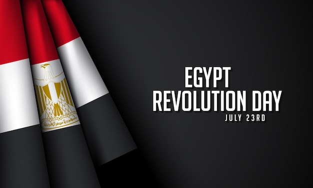 Egypt Revolution Day Background Design Vector Illustration