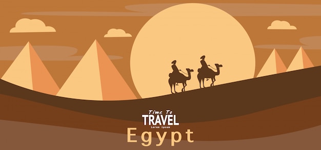 Egypt travel vacation  holiday wallpaper, banner, background