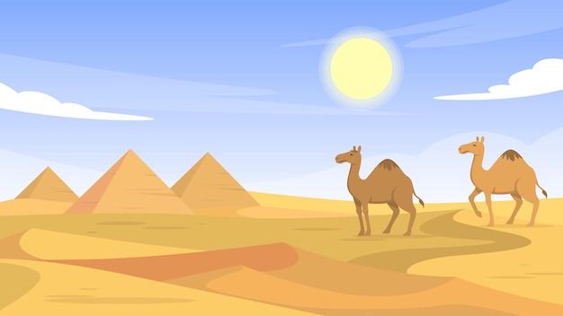 Egypte Woestijn - Buitenscènes