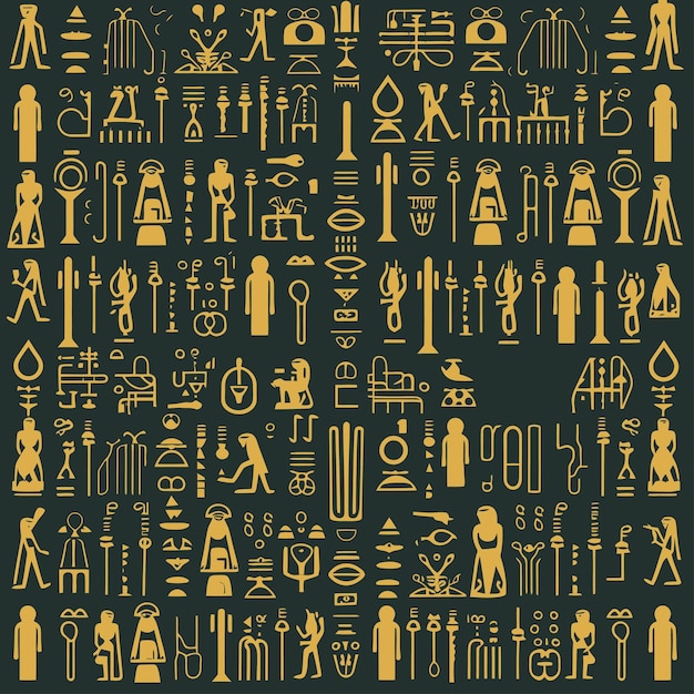 Vector egyptian antiquities