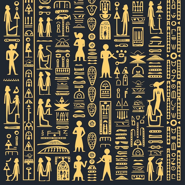 Vector egyptian antiquities