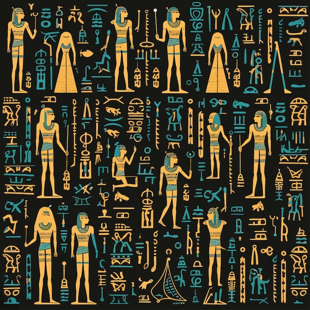 Vector egyptian antiquities