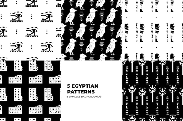 Egyptian Background Set